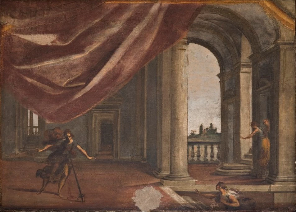 Suicidio dell'ancella - Palazzo Pannini, ora pinacoeca civica locale